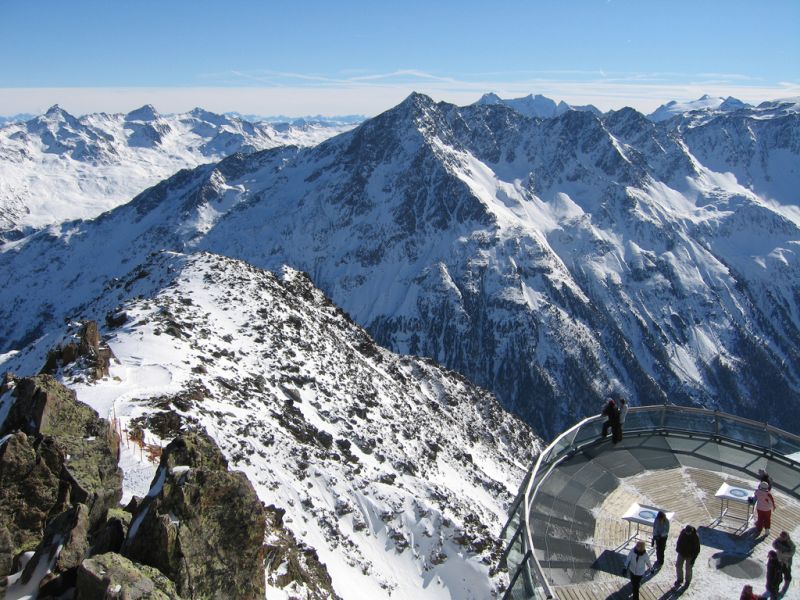 Зельден, горнолыжный курорт, Австрия