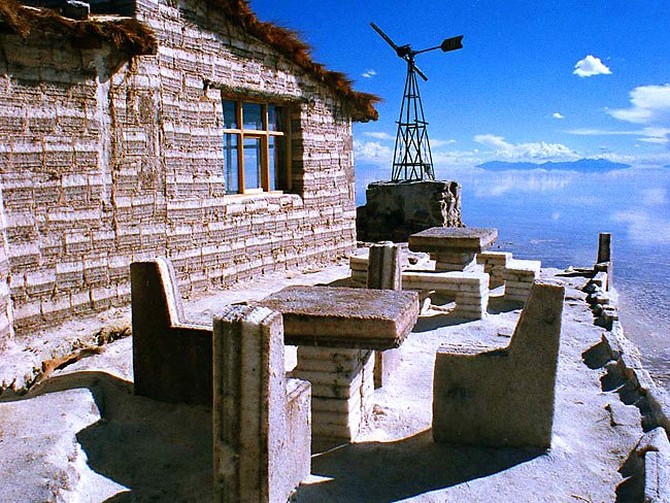 Соляной отель, Паласио-де-Саль (Palacio de sal), Колчани, Солончак Уюни, Боливия,