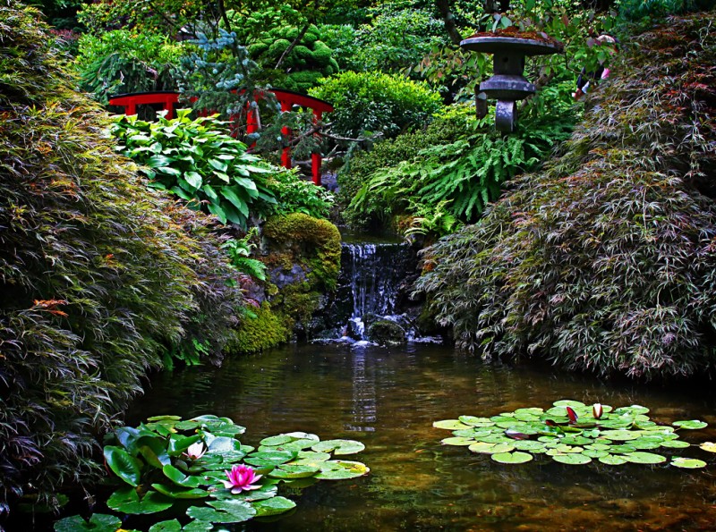 Сады Бутчартов (Butchart Gardens), остров Ванкувер, Канада