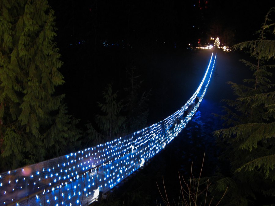 Висящий мост Капилано (Capilano Suspension Bridge) Ванкувер, Канада