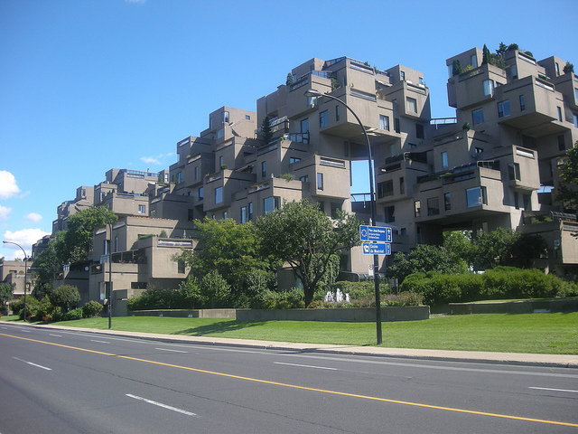 Жилой комплекс Хабитат-67 (Habitat-67), Монреаль (Канада)