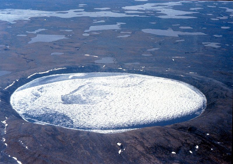 Кратер Пингуалуит (Pingualuit Crater), Квебек, Канада