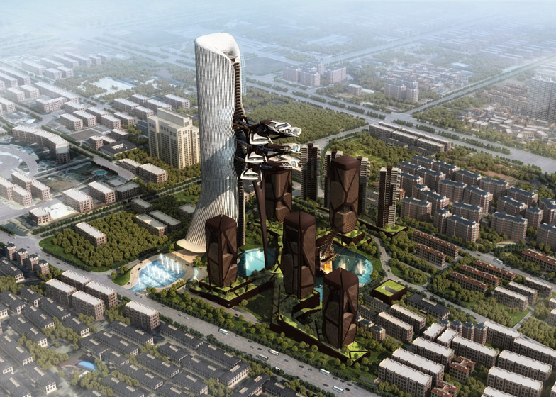 Фантастические проекты дизайна будущей штаб-квартиры фирмы Zoomlion, в Китае