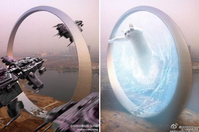 Кольцо жизни (Ring of Life) в городе Фушунь, Китай