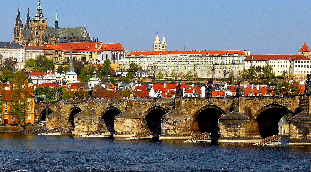 Карлов мост, Чехия, Прага, Karluv most,