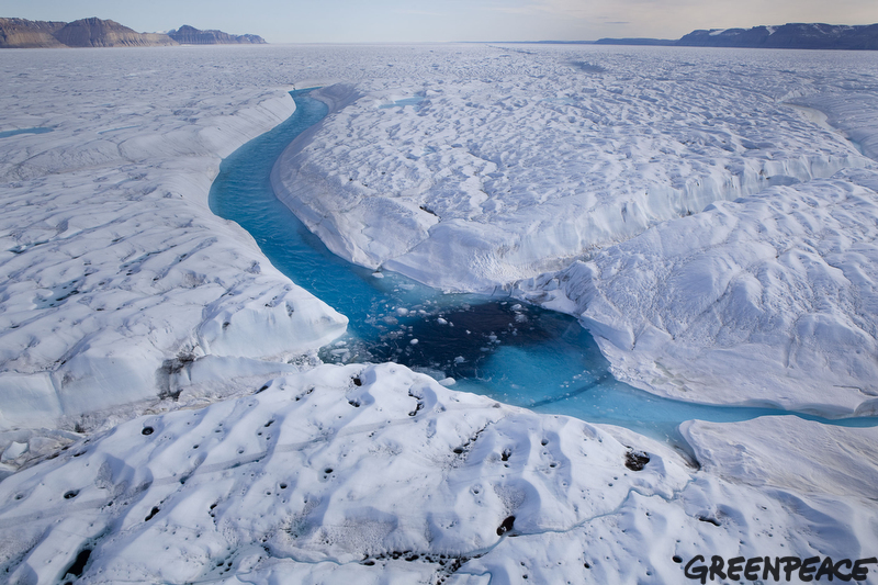 Голубая река, ледник Петерманн, самый большой плавающий ледник Гренландии