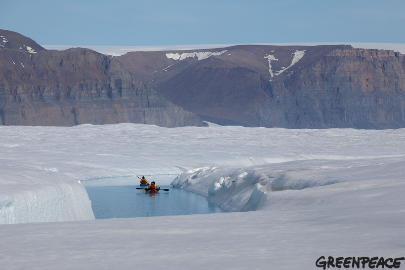 Голубая река, ледник Петерманн, самый большой плавающий ледник Гренландии