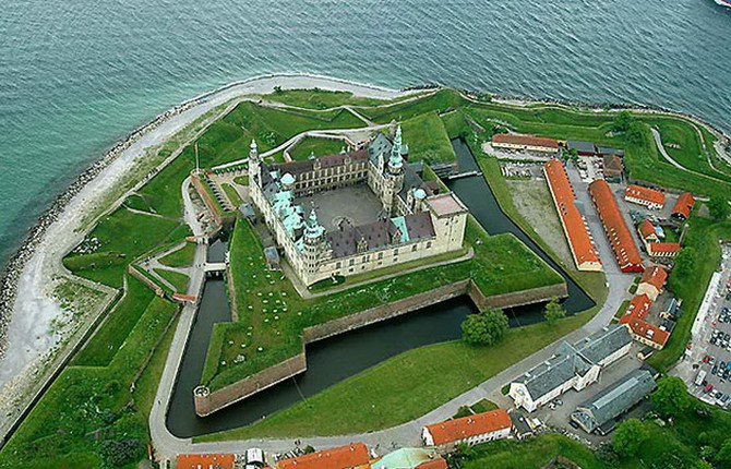 Кронборг (Kronborg), замок Гамлета, Эльсинор, Дания