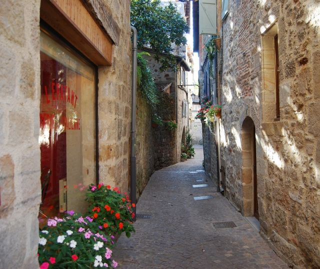 Деревня Рокамадур (Rocamadour), Франция
