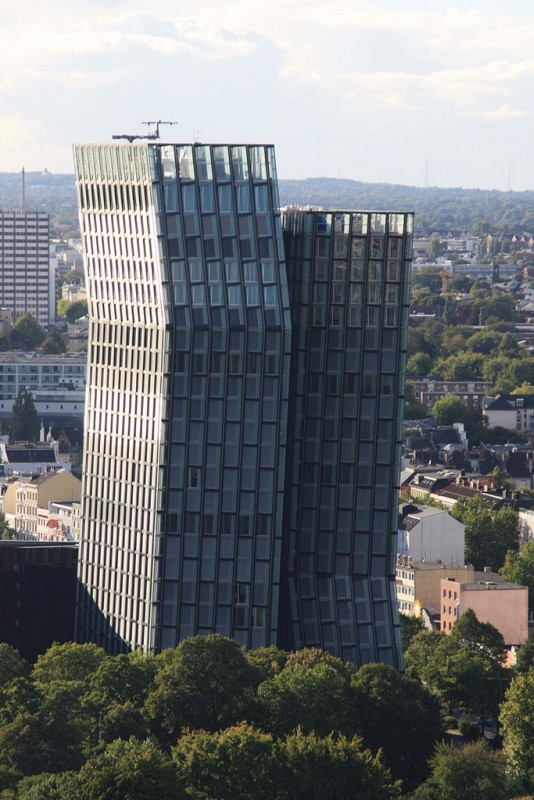 Танцующие башни (Dancing Towers), район Санкт-Паули, город Гамбург, Германия