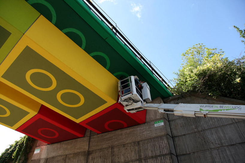 LEGO-мост (Lego Bridge) – мост из конструктора в Вуппертале, Германия