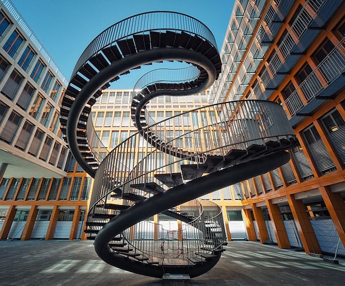 Бесконечная лестница «Перезапись» (Rewriting, Umschreibung), Мюнхен, Германия