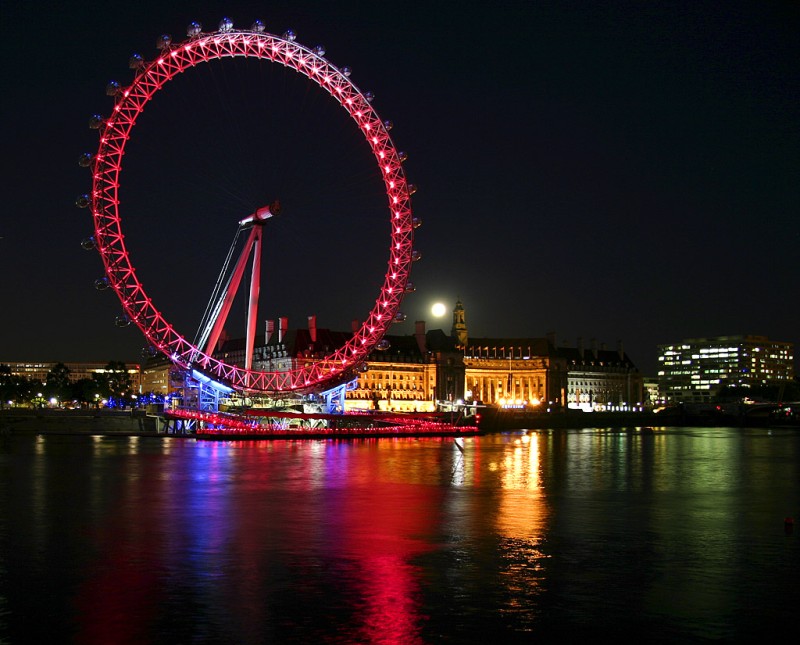 Лондонский глаз (London Eye), Колесо Тысячелетия, колесо обозрения в столице Великобритании