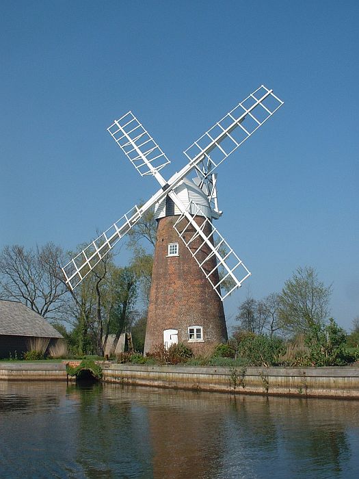 Мельница Хансет (Hunsett Mill), Норфолк (Великобритания)