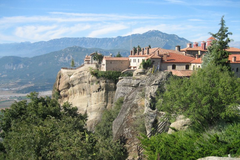 Монастыри Метеоры (Meteora) Греция, Каламбака, Фессалия