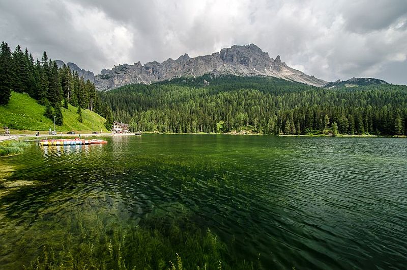 Озеро Мизурина (Lago di Misurina), Венето, Италия