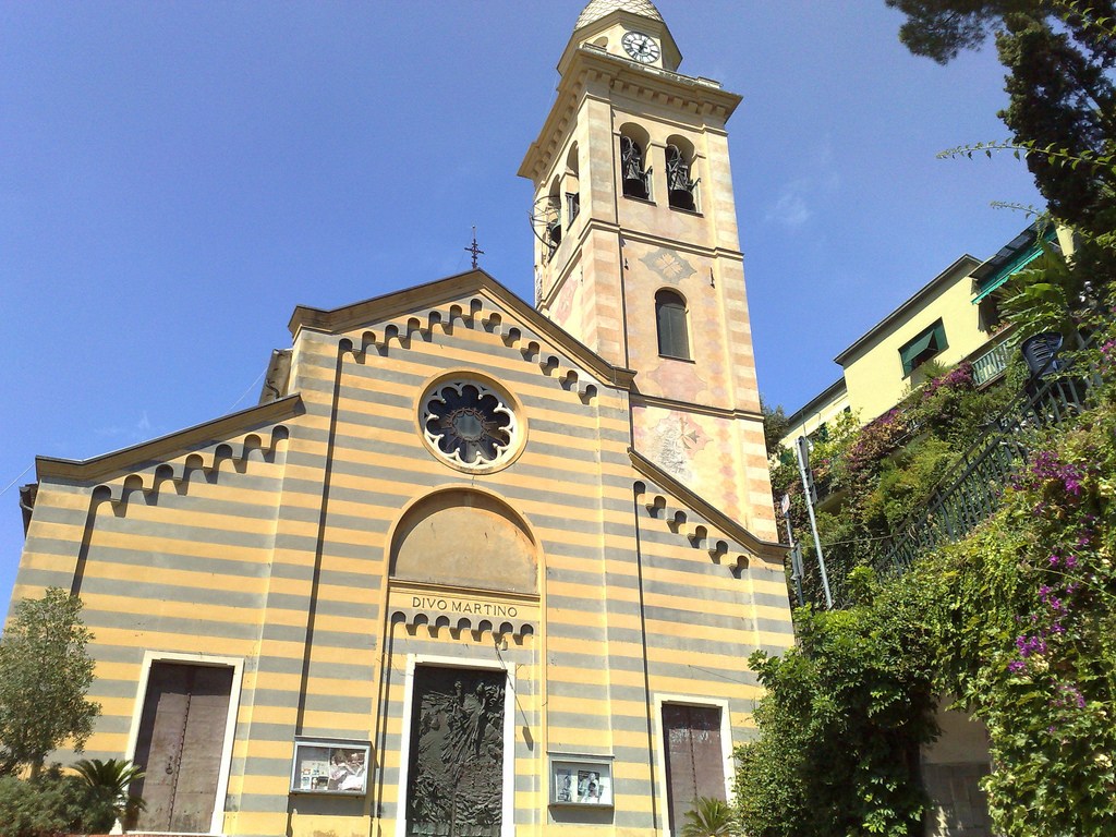Портофино, Италия, церковь святого Мартина