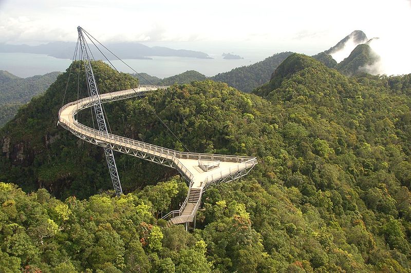 Небесный мост (Langkawi Sky Bridge), остров Лангкави, Малайзия