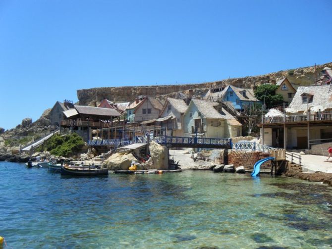 Деревня Попай (Popeye Village), бухта Анкор-Бэй, Меллиеха, Мальта