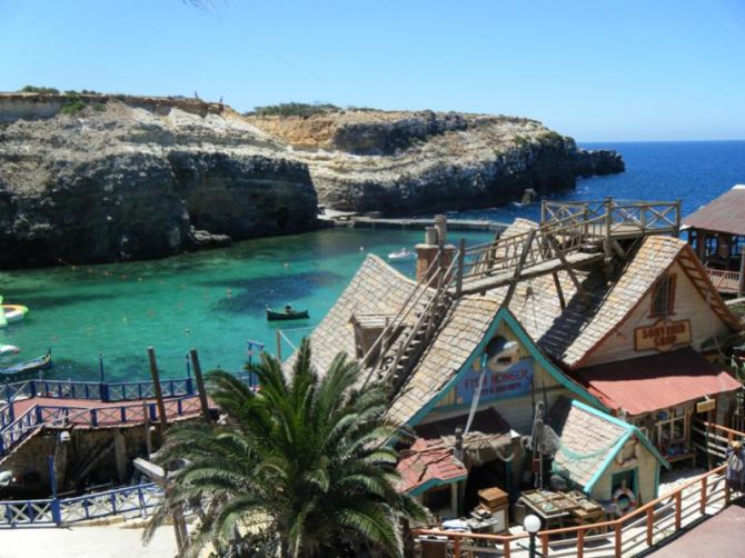 Деревня Попай (Popeye Village), бухта Анкор-Бэй, Меллиеха, Мальта