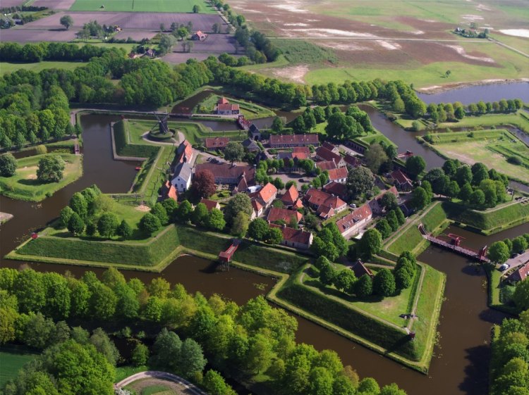 Крепость Буртанж (Bourtange), Звездная крепость, Нидерланды