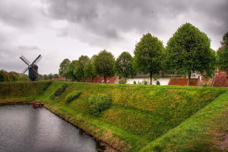 Крепость Буртанж (Bourtange), Звездная крепость, Нидерланды