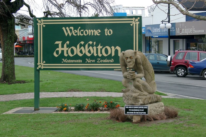 Хоббитон (Hobbiton), Матамата, Новая Зеландия