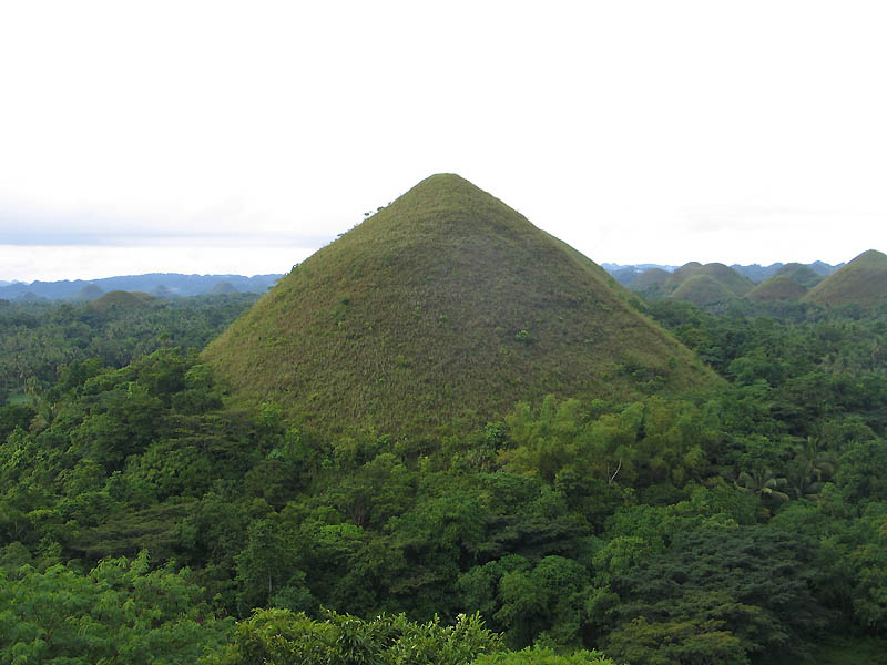 Шоколадные холмы (Chocolate Hills), остров Бохол, Филиппины