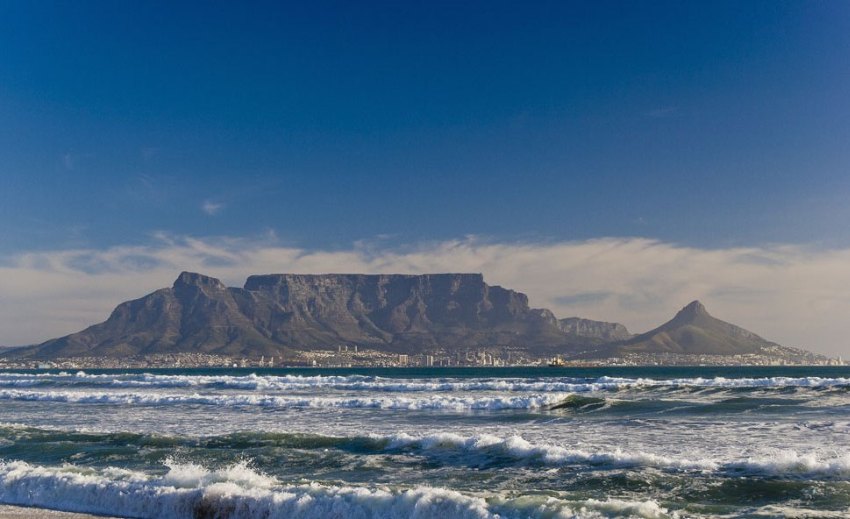 Столовая гора в Кейптауне (ЮАР), новые семь чудес света