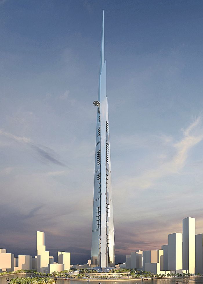 Наивысший небоскрёб в мире «Kingdom Tower», Джидда, Саудовская Аравия