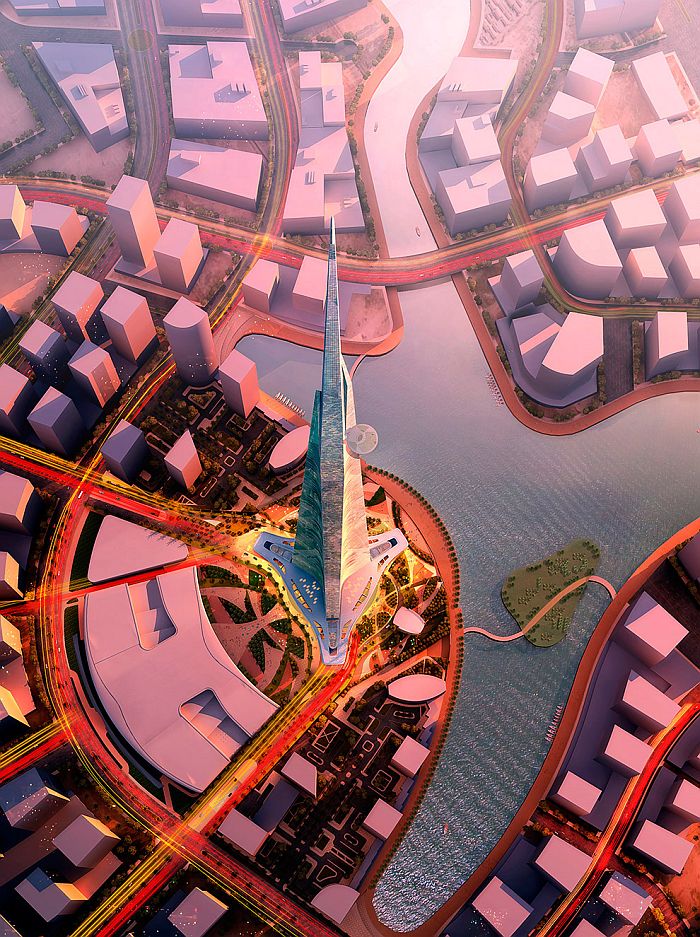 Наивысший небоскрёб в мире «Kingdom Tower», Джидда, Саудовская Аравия