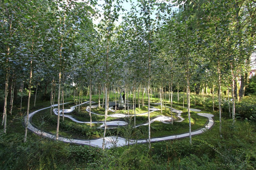 Парк «Космических размышлений» (The Garden of Cosmic Speculation), Дамфрис, Шотландия, Великобритания
