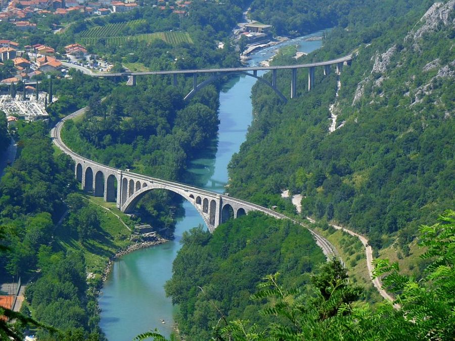 Мост Солкан (Solkan Bridge), Словения