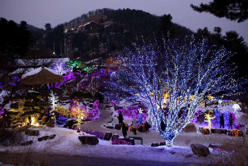 Сад Утреннего спокойствия (garden of Morning Calm) Капхён, Южная Корея