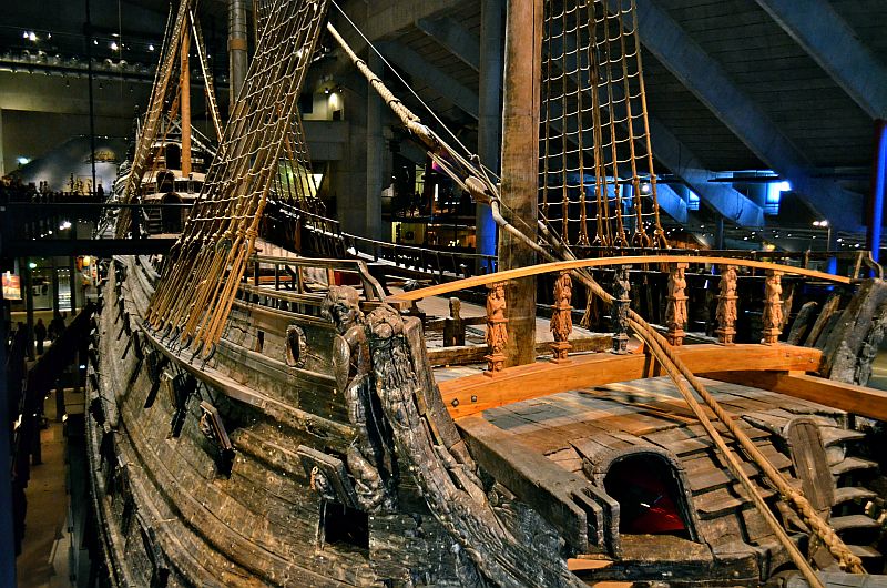 Музей корабля Васа (Vasa), Стокгольм, остров Юргарден (Швеция)
