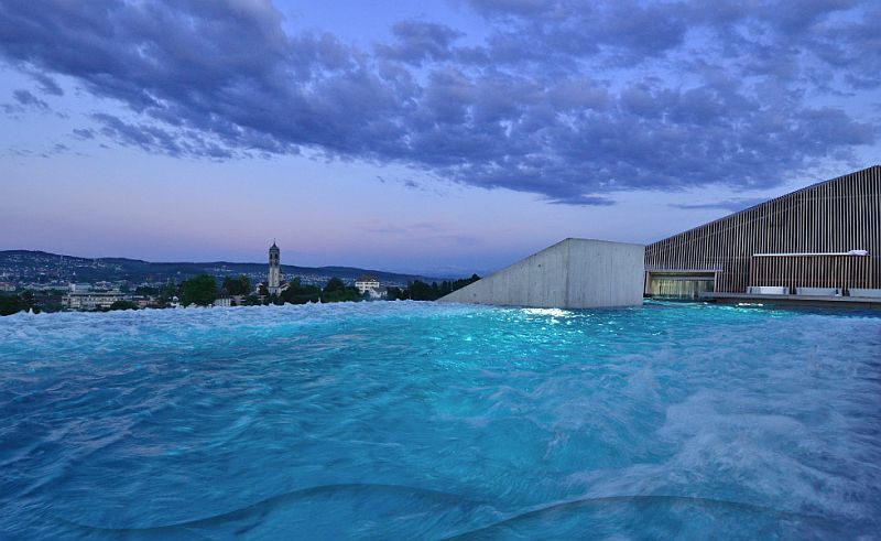 Термальный комплекс и спа-центр (Thermalbad & Spa Zürich) в Цюрихе, Швейцария
