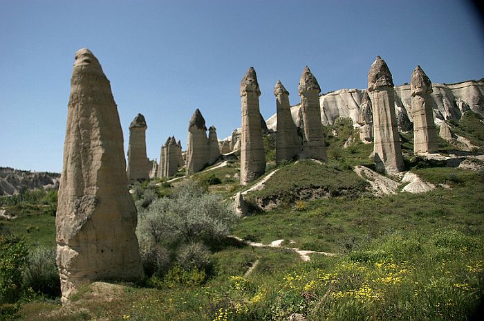 Долина любви (Love Valley) в Каппадокии (Cappadocia), Турция