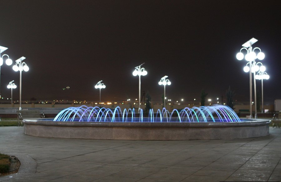 Фонтанный комплекс «Огузхан и сыновья», Ашхабад, Туркменистан