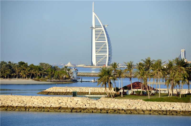 Пальма Джумейра, (Palm Jumeirah), элитный остров, Дубай, ОАЭ