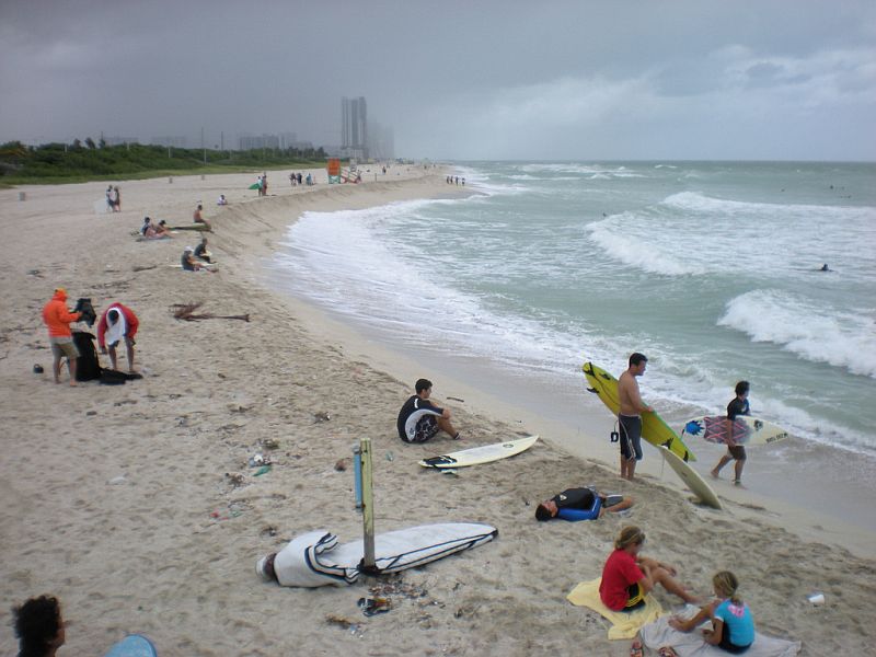 Пляж Холовер (Haulover Beach), Майами, Флорида, США