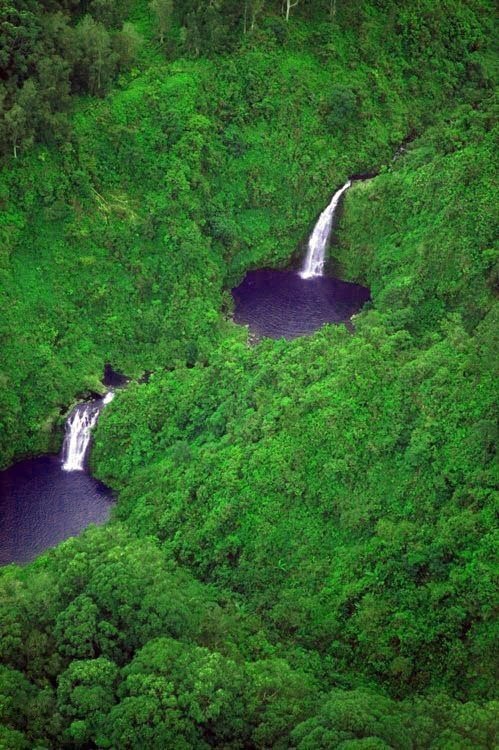 Водопад Хонокохау (Honokohau Falls), Мауи (Гавайи, США)