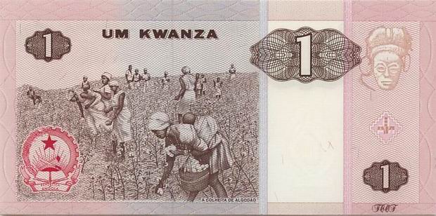 Валюта Анголы 1 кванза