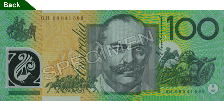 Австралийская валюта 100 долларов