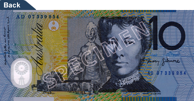 Австралийская валюта 10 долларов