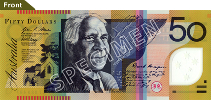 Австралийская валюта 50 долларов