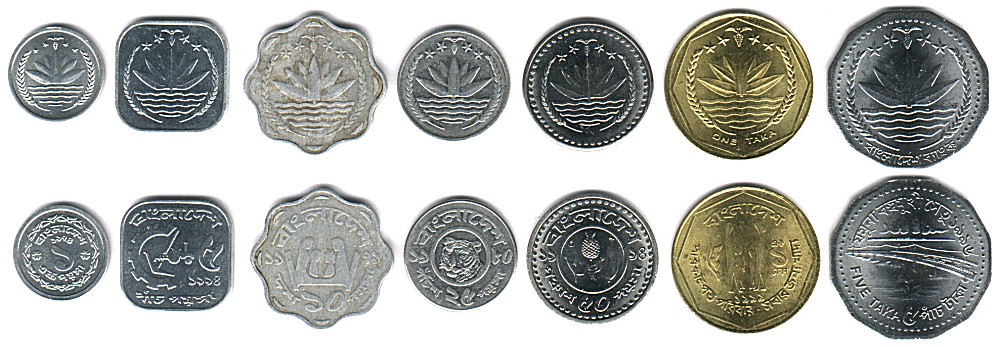 Монеты Бангладеша