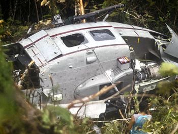 В Перу обнаружили пропавший вертолет с туристам