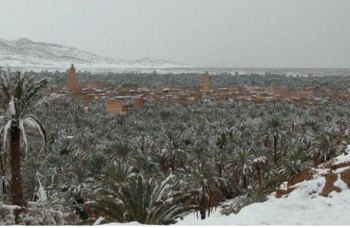 Алжир и Марокко накрыло снегом