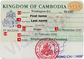 В Таиланд и Камбоджу - по одной визе