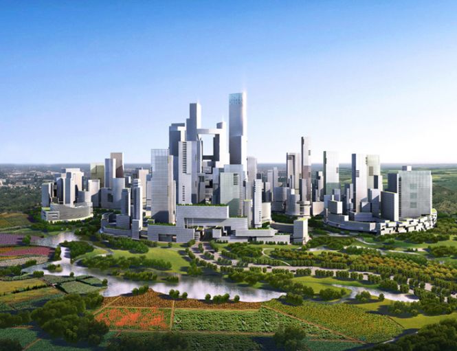 Экологический город будущего в Китае